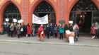 Studierende empfingen die Grossräte mit einem «Antiklaus»-Protest.