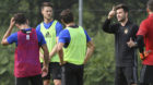 25.06.2017; Rottach-Egern; FUSSBALL SUPER LEAGUE - FC Basel Trainingslager - Training; 
Ricky van Wolfswinkel (Basel) Trainer