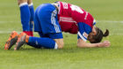 04.02.2018; Basel; Fussball Super League - FC Basel - FC Lugano;
Enttaeuschung bei Valentin Stocker (Basel)
(Pascal Muller/fr