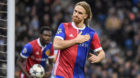 07.03.2018; Manchester; Fussball Champions League; Manchester City - FC BASEL; Michael Lang (Basel)  jubelt nach dem Tor zum 