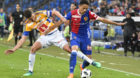 19.05.2018; Basel; FUSSBALL SUPER LEAGUE - FC Basel - FC Luzern;
Pascal Schuerpf (Luzern) gegen Noah Okafor (Basel) 
(Martin 