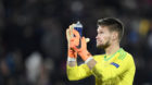 13.02.2018; Basel; Fussball Champions League - FC Basel - Manchester City;
Torhueter Tomas Vaclik (Basel) 
(Urs Lindt/freshfo