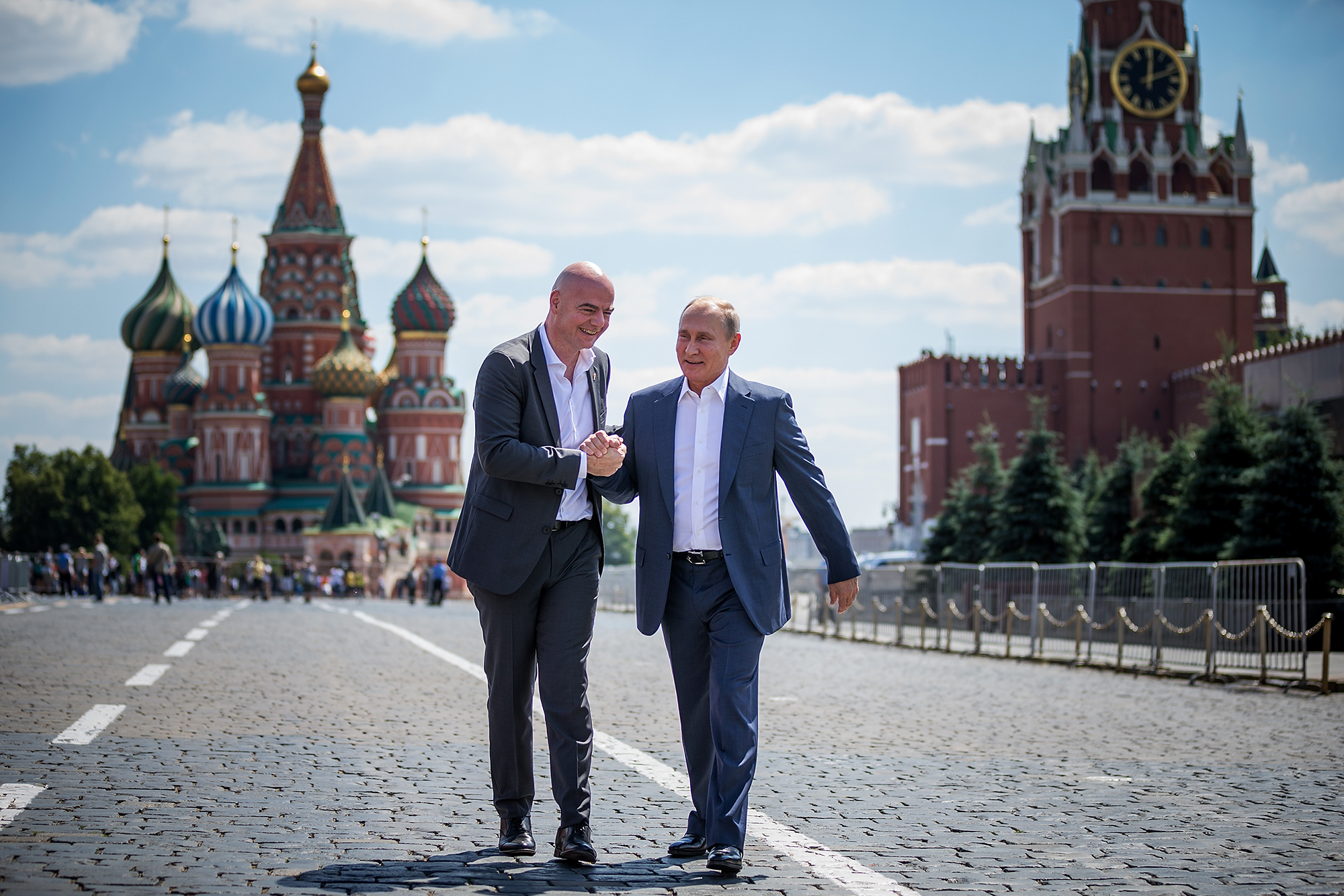 Путин на красной площади